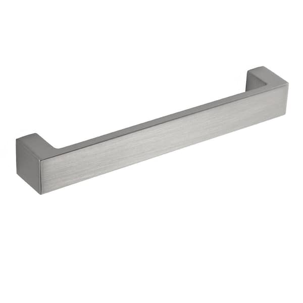 Redmond 5-1/4 in. (133 mm) Center-to-Center Modern Satin Nickel Bar Drawer Pull