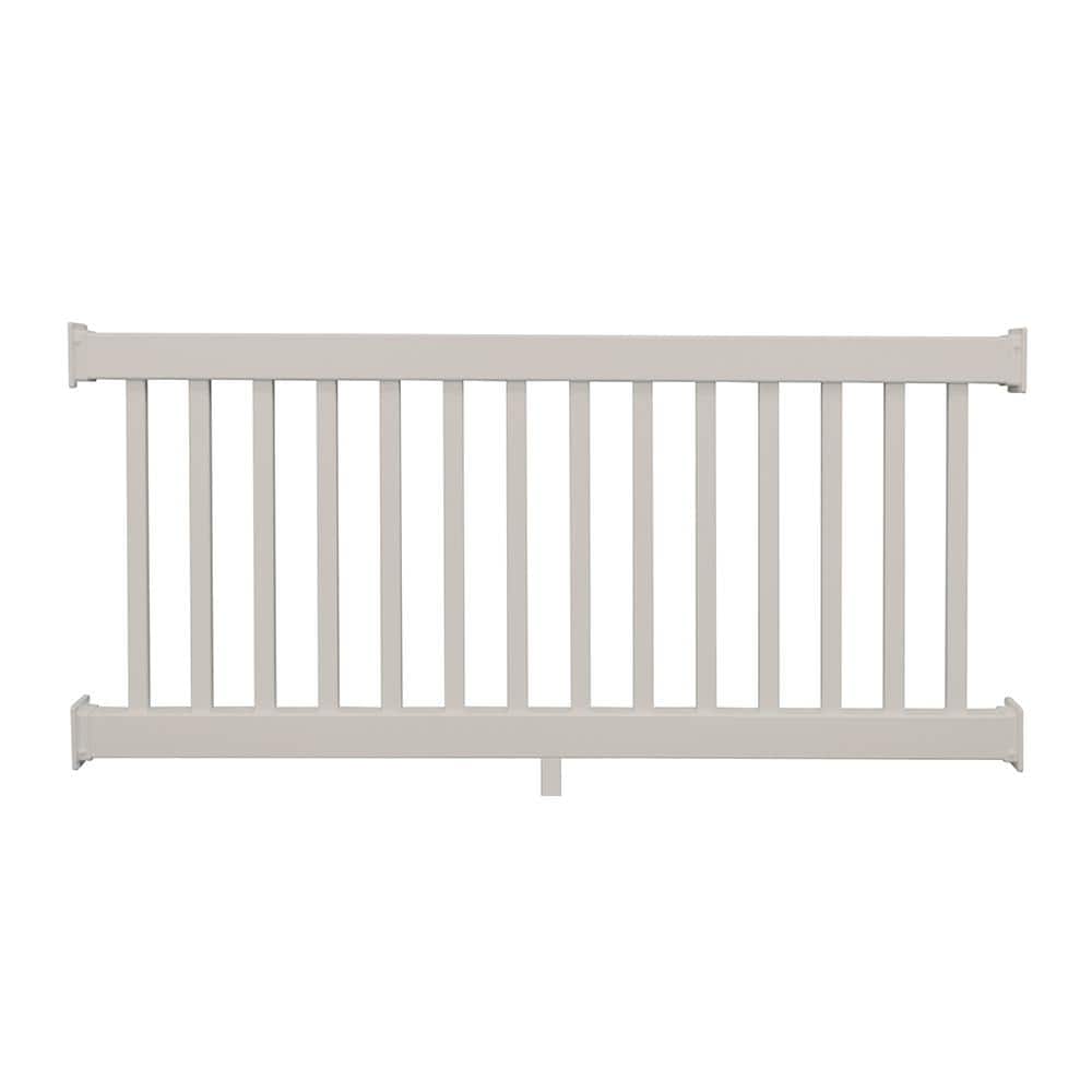 Naples 3 ft. H x 8 ft. W Tan Vinyl Railing Kit price history on PriceWatchPro