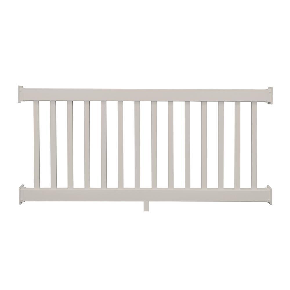 Naples 3.5 ft. H x 8 ft. W Tan Vinyl Railing Kit price history on PriceWatchPro