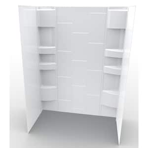 Appliques Acrylic 80 in. Wall - Vertical Tiles - Multi-Use Shelves