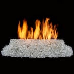 28 in. 55,000 BTU Direct Vented Natural Gas Fire Log Glass Burner Kit