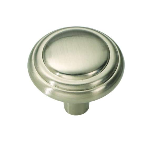 HICKORY HARDWARE Bel Aire 1-1/8 in. Satin Nickel Cabinet Knob