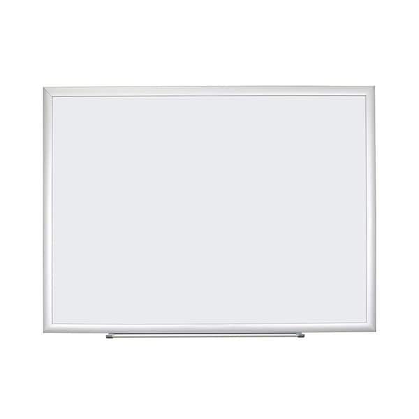 U Brands Melamine Dry Erase Board 23 in. x 17 in. Silver Aluminum Frame