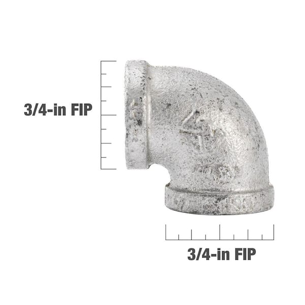 Southland 3/4 in. FIP Galvanized Malleable Iron 90-Degree Elbow
