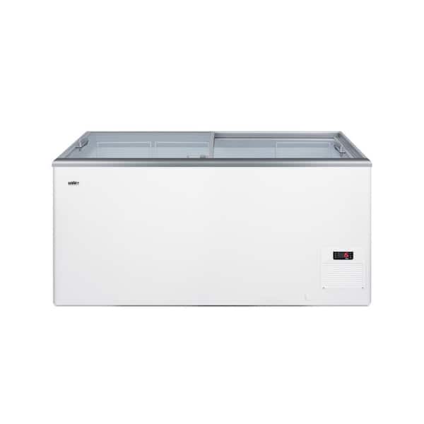 Summit Appliance 14.1 cu. ft. Manual Defrost Commercial Chest Freezer in White