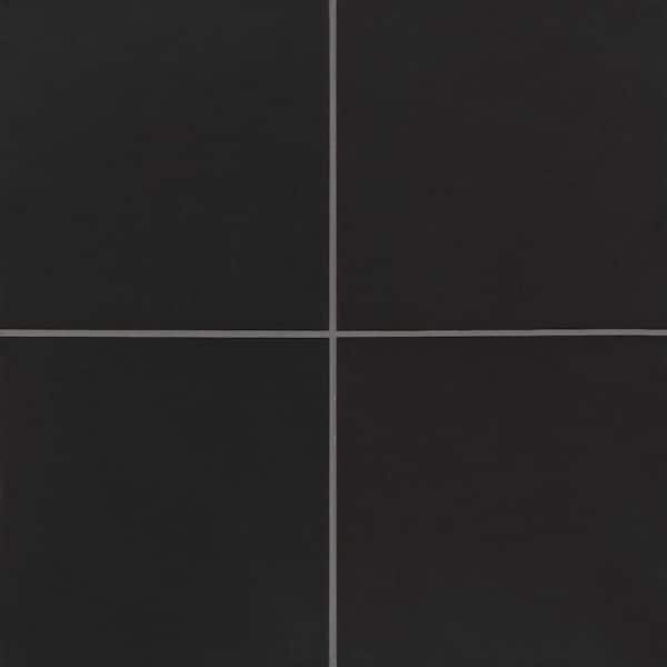 Bedrosians Sample-Rothko 4 in. x 5 in. Matte Black Ceramic Subway Tile