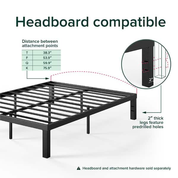 Zinus luis quick lock 14 deals inch metal platform bed frame