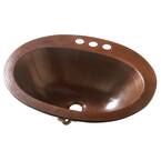 Sinkology Seville Gauge In Copper Drop In Bath Sink In Naked Copper Bod Nu The Home