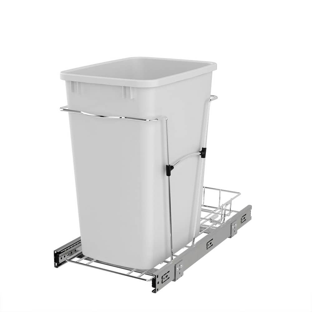 White Pull Out Trash Can 35 qt. for Kitchen Cabinets price history on PriceWatchPro