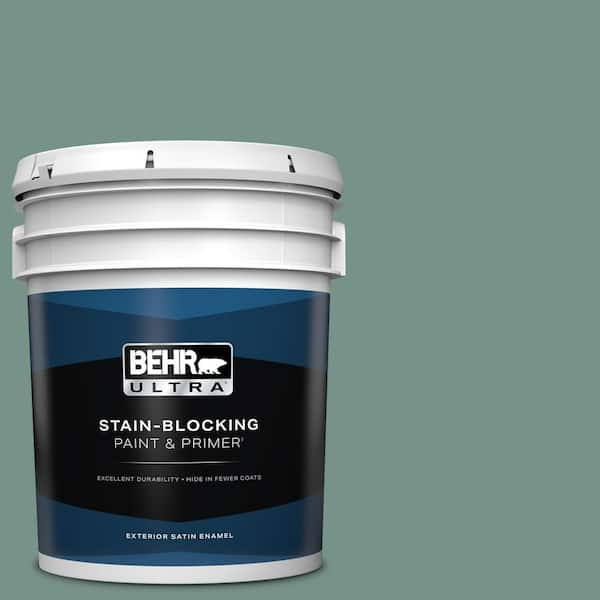 BEHR ULTRA 5 gal. #S430-5 Longmeadow Satin Enamel Exterior Paint & Primer