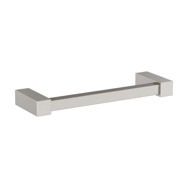 Monument 8 in. Wall Mounted Towel Bar in Brushed Nickel