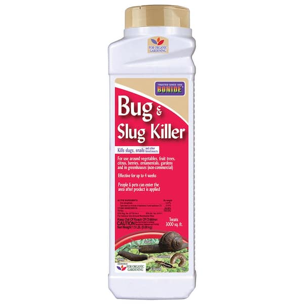Bonide Captain Jack's Bug and Slug Killer Granules, 1.5 lb. Long Lasting Protection, For Organic Gardening, Safe for Pets