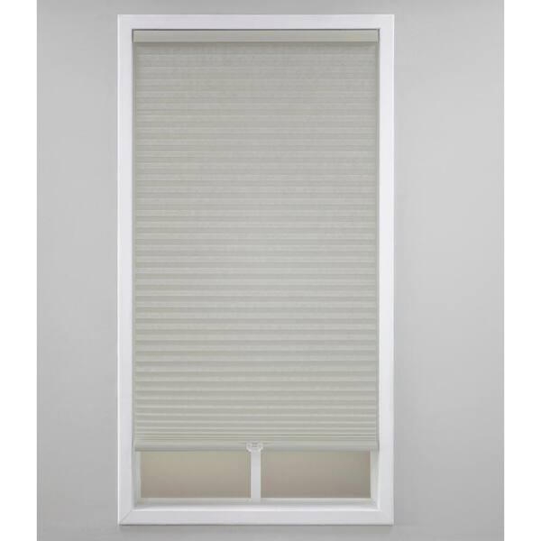 Eclipse Gray Cloud Cordless Light Filtering Polyester Cellular Shades - 62.5 in. W x 48 in. L