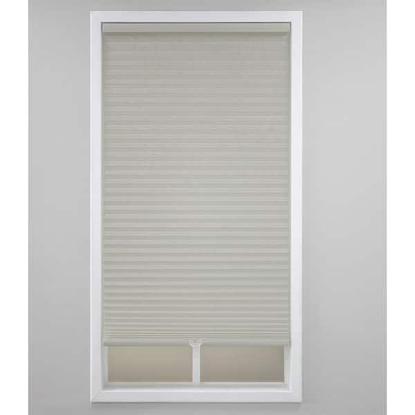 Eclipse Gray Cloud Cordless Light Filtering Polyester Cellular Shades - 68 in. W x 72 in. L
