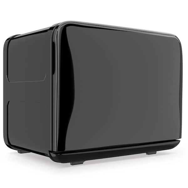 Electric Towel Warmer Cabinet, 8.5L Professional Small Hot Towel Heater for Spa, Massage, Salon, Barber & Home in Black