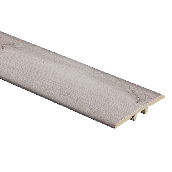 Unbranded Coastal Oak/Silver Sycamore 5/16 in. Thick x 1-3/4 in. Wide x 72 in. Length Vinyl T-Molding