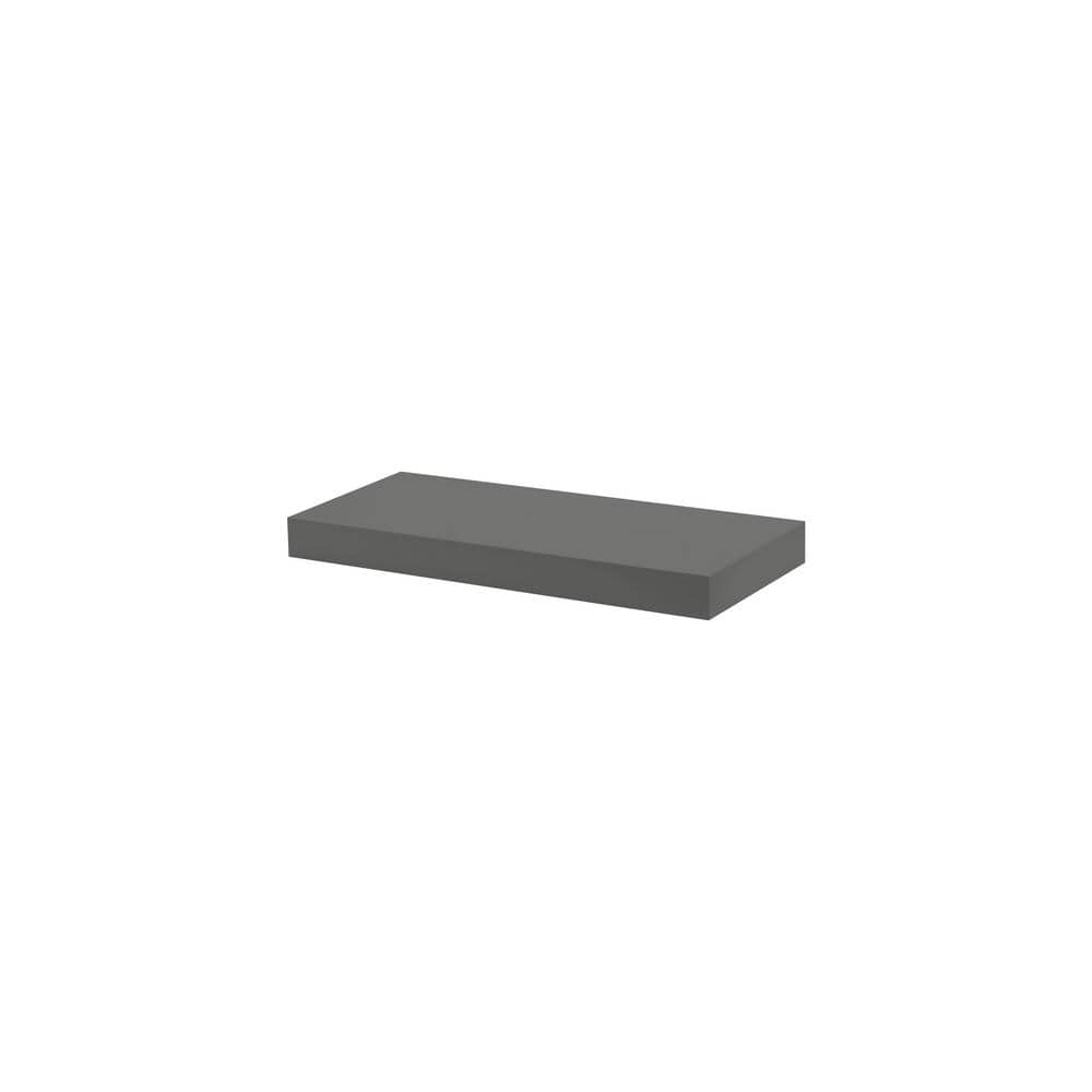 BIG BOY 22.4 in. W x 9.8 in. D x 2 in. Grey MDF Floating Decorative Wall Shelf with Brackets price history on PriceWatchPro