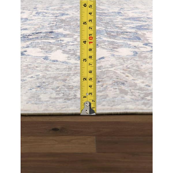 Efes L. Gray 8 ft. x 10 ft. Abstract Area Rug
