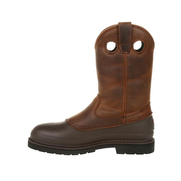 georgia muddog wellington work boot men's