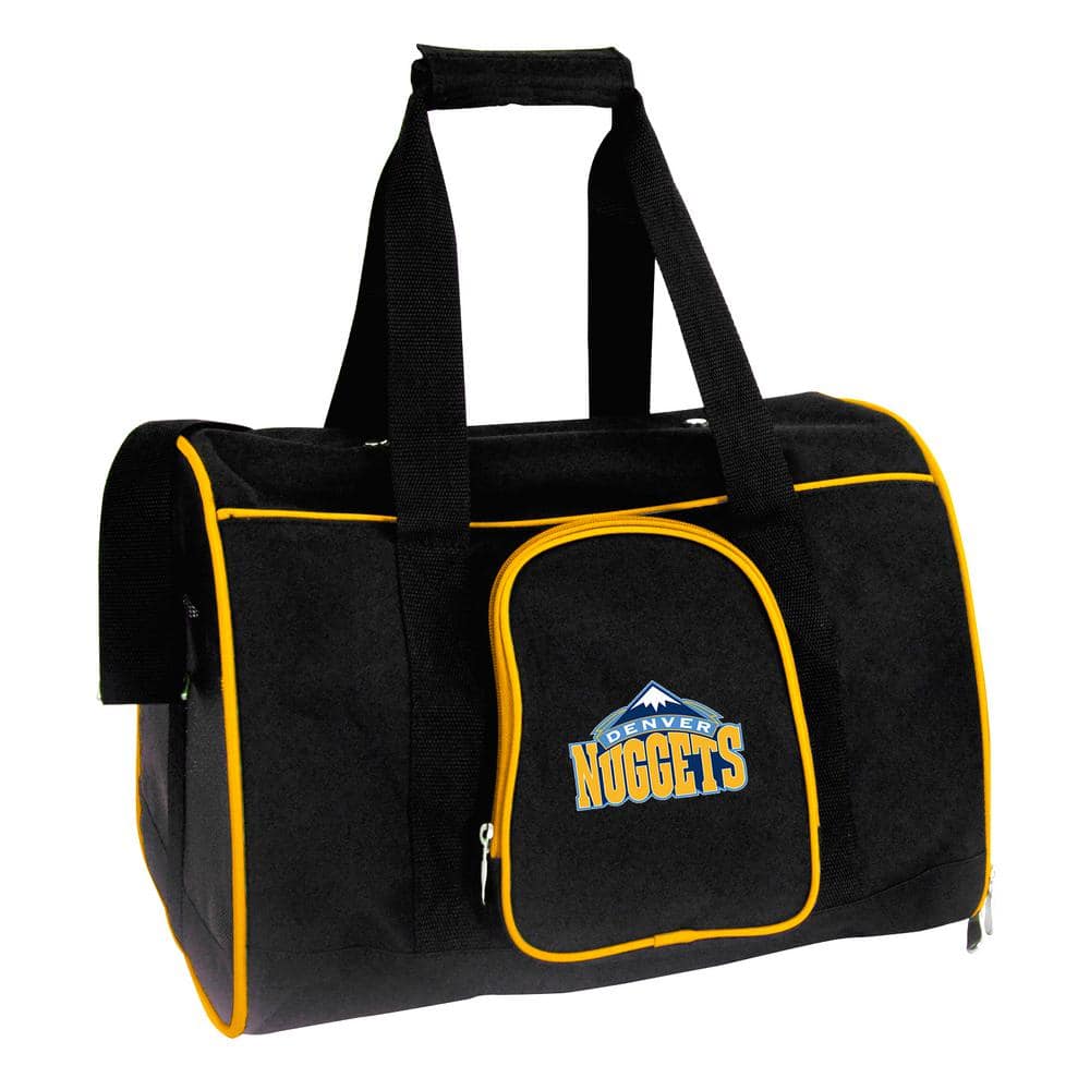 Denco NBA Denver Nuggets Pet Carrier Premium 16 in. Bag in Yellow, Team Color -  NBNUL901
