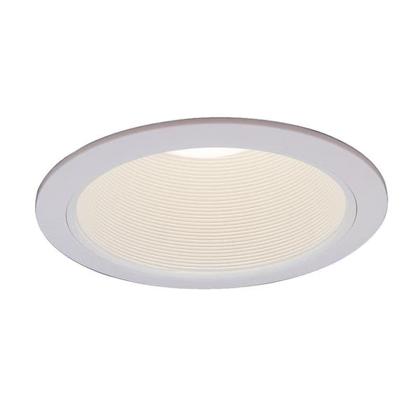 EnviroLite 6 in. R30 White Recessed Baffle Trim (6-Pack)