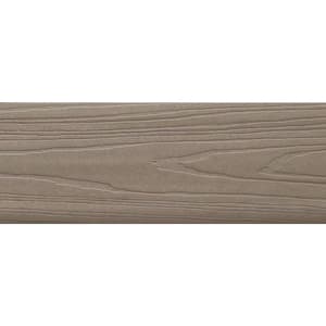 ArmorGuard Designer's Choice 1 in. x 5-1/4 in. x 1 ft. Aspen Gray Grooved Edge Capped Composite Decking Board Sample