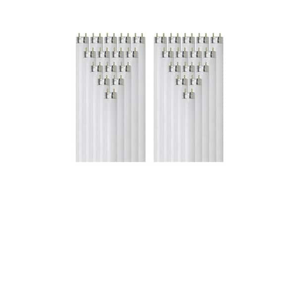 Sunlite 32-Watt 4 ft. Linear T8 Fluorescent Tube Light Bulbs, Neutral White 3500K (30-Pack)