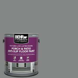 1 Gal. #PFC-63 Slate Gray Textured Low-Lustre Enamel Interior/Exterior Anti-Slip Porch and Patio Floor Paint