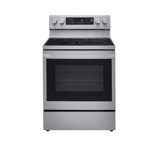 Reviews for LG 5.8 cu. ft. Smart True Convection InstaView Gas Range Single  Oven with Air Fry in PrintProof Black Stainless Steel