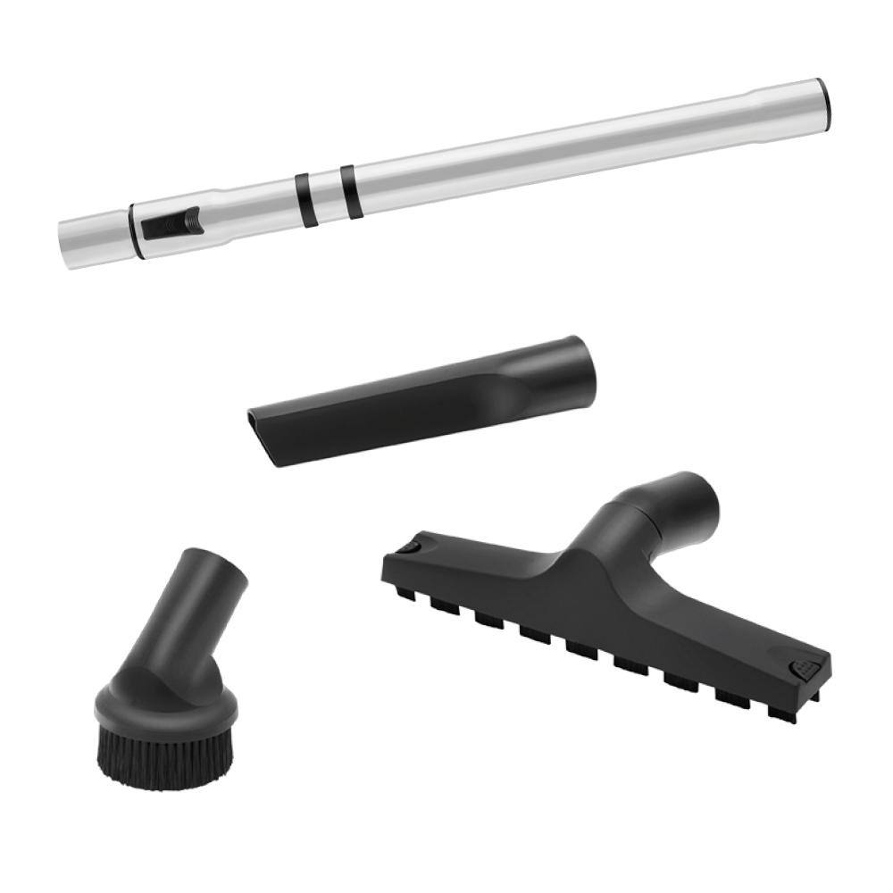 All Parts Etc. 2 1/2 Accessories for Shop Vac Attachments 2.5 Wet Dry  Vacuum Extension Wands, Floor Brush, Dust Brush, Crevice Tool, Utility  Nozzle