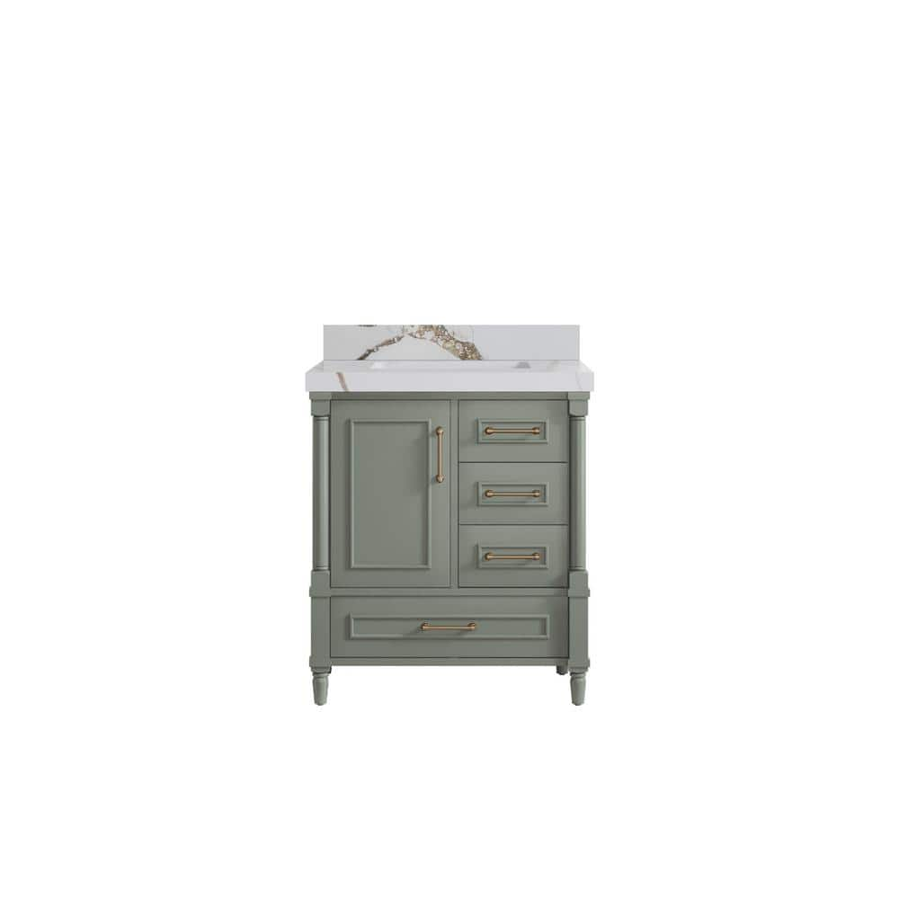 Willow Collections Hudson 30 in. W x 22 in. D x 36 in. H Single Sink ...