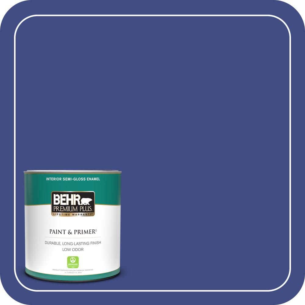 1 qt. #MQ5-48 Boudoir Blue Semi-Gloss Enamel Low Odor Interior Paint & Primer price history on PriceWatchPro
