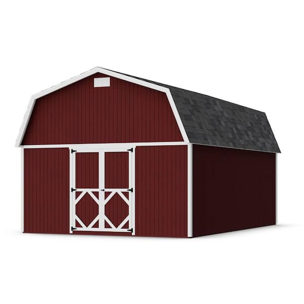 Classic Gambrel Large Barn 14 ft. x 20 ft. Outdoor Wood Storage Shed Precut Kit (280 sq. ft. )