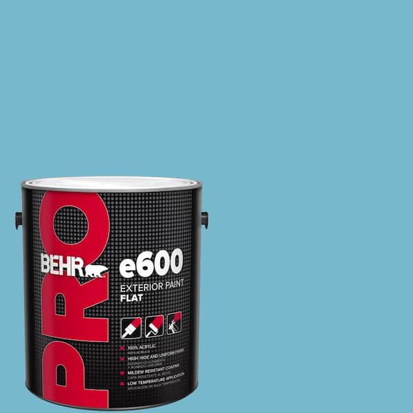 BEHR PRO 1 gal. #M480-4 Below Zero Flat Paint