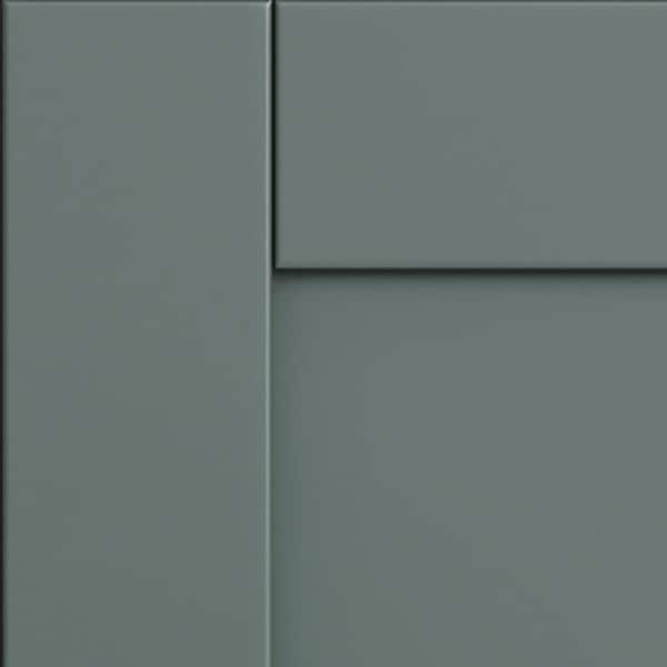 Washington 7.5 in. W x 0.75 in. D x 7.5 in. H in Verdant Green Cabinet Door Sample
