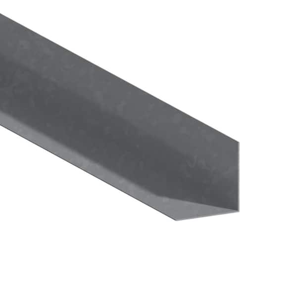 Gibraltar Building Products 1-1/2 in. x 1-1/2 in. x 10 ft. Galvanized Steel 90° L Flashing