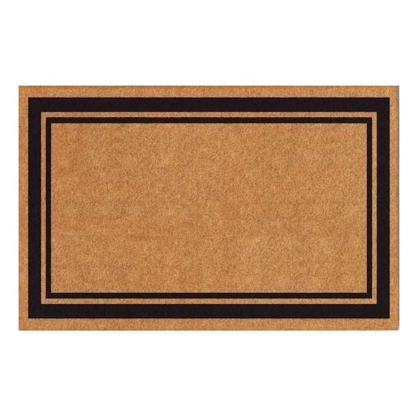 Coir 36 in. x 72 in. Indoor/Outdoor Non-Slip Entry Mud Mat, Brown