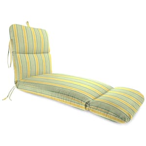 74 in. L x 22 in. W x 5 in. T Rectangular Outdoor Chaise Lounge Cushion in Corky Wheat