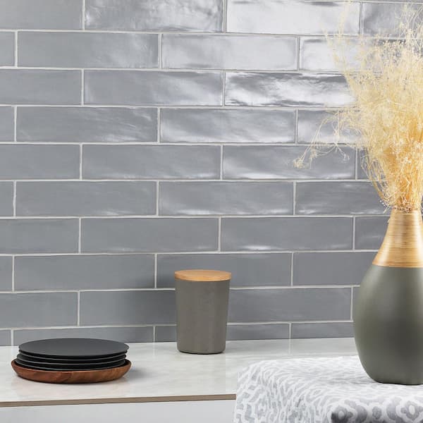 Ivy Hill Tile Strait Gray 3 in. x 12 in. 8 mm Matte Ceramic