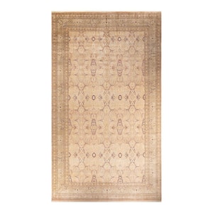 Mogul One-of-a-Kind Traditional Beige 9 ft. 2 in. x 16 ft. 4 in. Oriental Area Rug