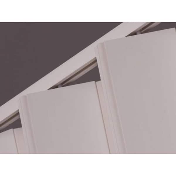 Spectrum 48 in. x 80 in. Oakmont Vinyl White Accordion Door