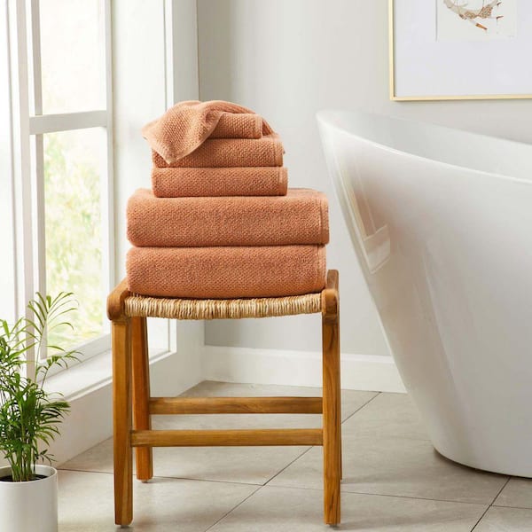 Clay 6-Piece Cotton Quick-Dry Towel Set