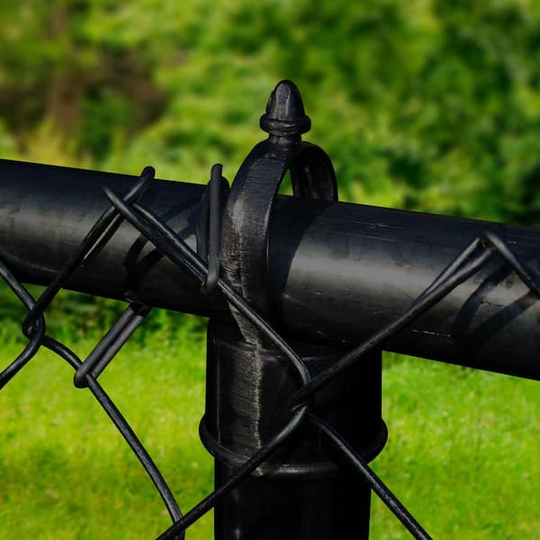 Everbilt 1-5/8 in. x 1-3/8 in. Black Aluminum Chain Link Everbilt 1-5/8 in. x 1-3/8 in. Black Aluminum Chain Link