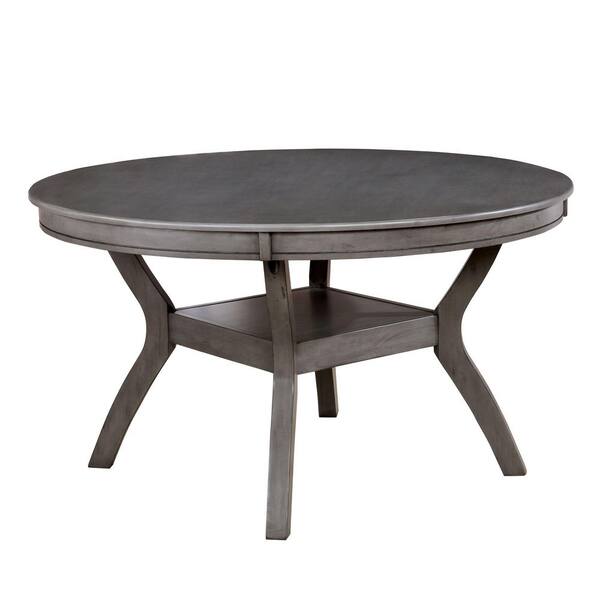 Harrisburg Tobey Compact Round Dining Set - Grey 5-Piece Set