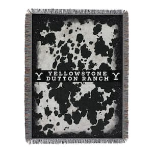 Yellowstone Cowhide Woven Tapestry Throws