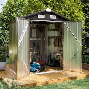 6.5 ft. W x 3.5 ft. D Metal Storage Shed for Garden and Backyard (23 sq. ft.)