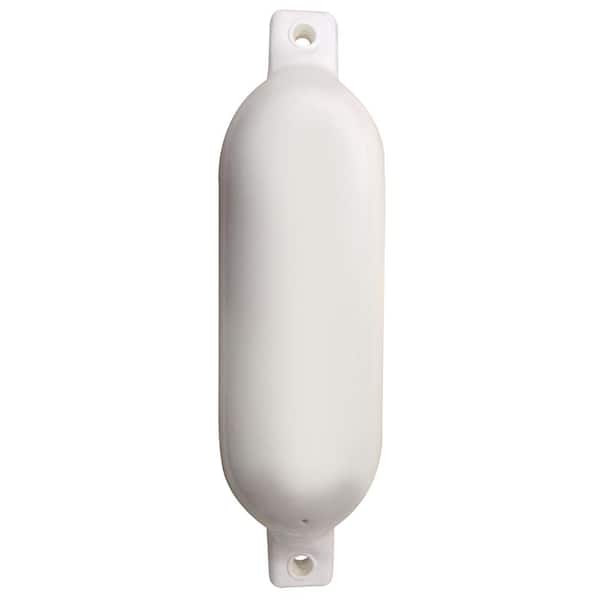 Seachoice Twin Eye Smooth Fender - White, 6.5 in. x 23 in.