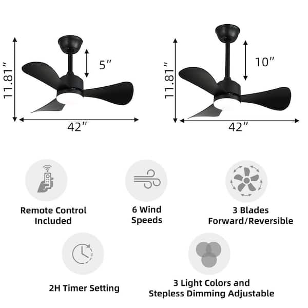 Have a question about Keazile 28 in. Black Modern Downrod Mount