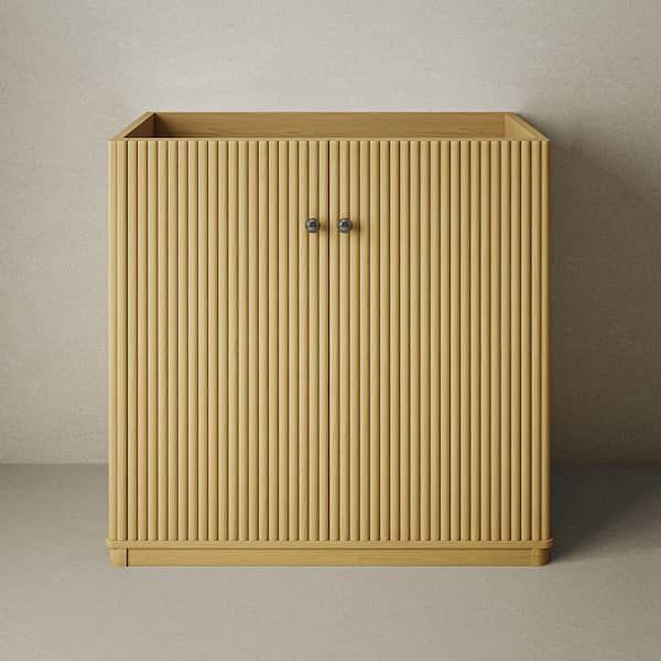 Swiss Madison Lafayette 36 in. Freestanding Bath Vanity Cabinet without Top in Natural Oak