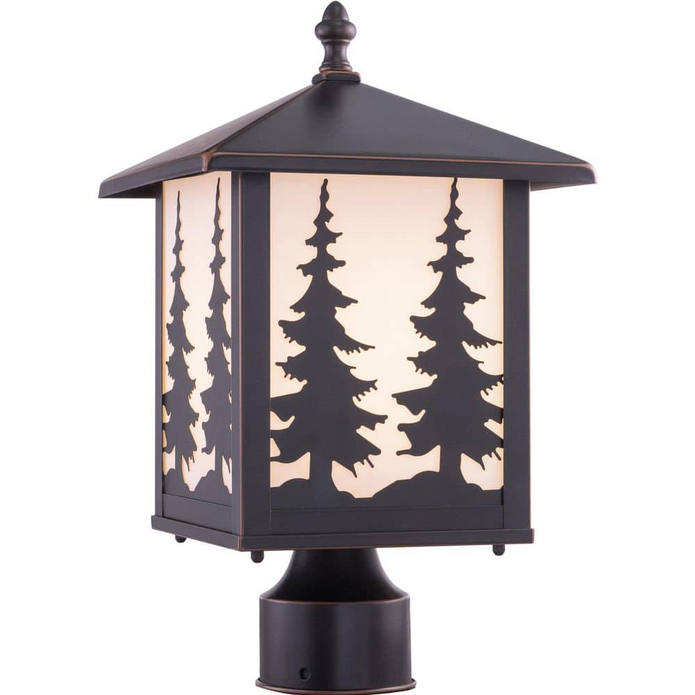VAXCEL Yosemite 1-Light Bronze Steel Hardwired Outdoor